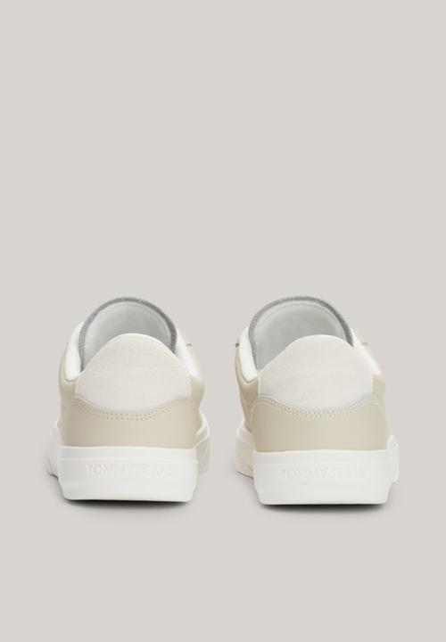 Tommy Hilfiger - Cupsole leather sneaker - bleached stone