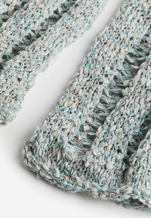 H&M - Ladder-stitch-look jumper - turquoise