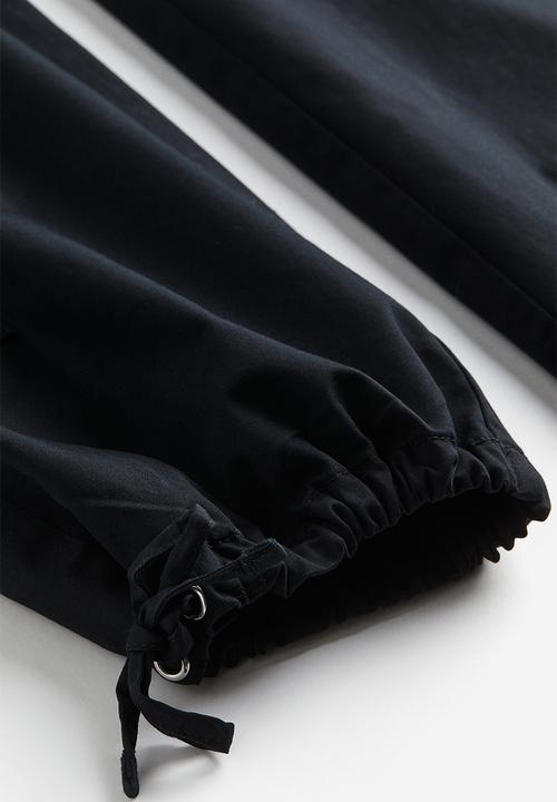 H&M - Twill cargo trousers - black