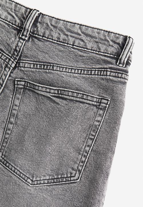 H&M - Wide high jeans - grey