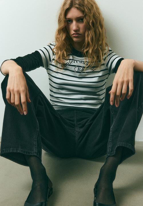 H&M - Printed t-shirt - white multi