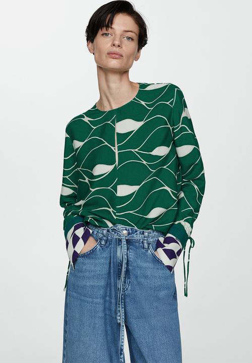 MANGO - Blouse larson - green