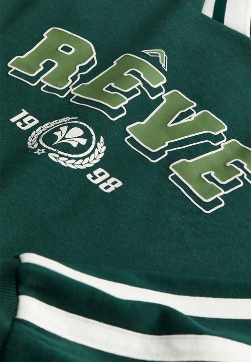H&M - Printed sweatshirt - green,multi
