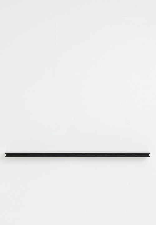 Sixth Floor - Rosalia solid wood shelf - black