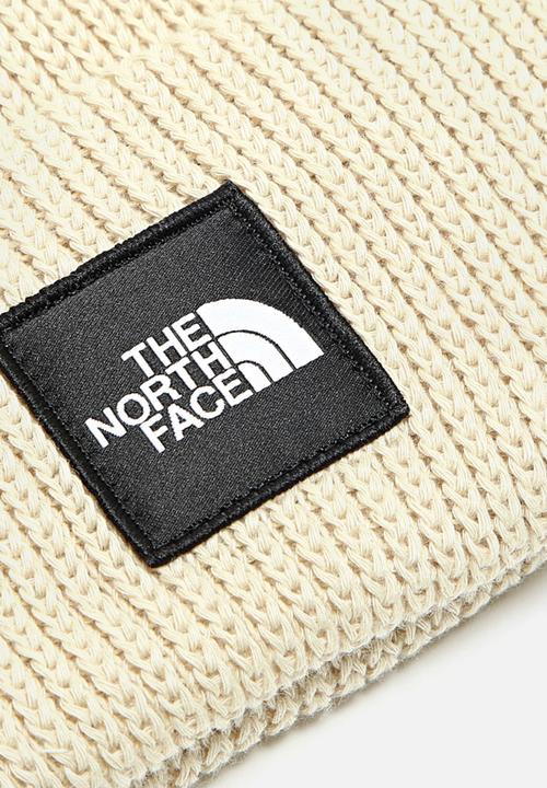The North Face - Tnf Logo Box Cuffed Beanie - Latte