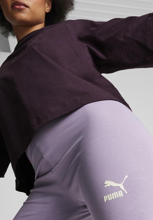 PUMA - Classics High Waist Leggings - Midnight Plum