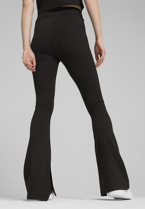 PUMA - Classics Pintuck Flared Leggings - Puma Black