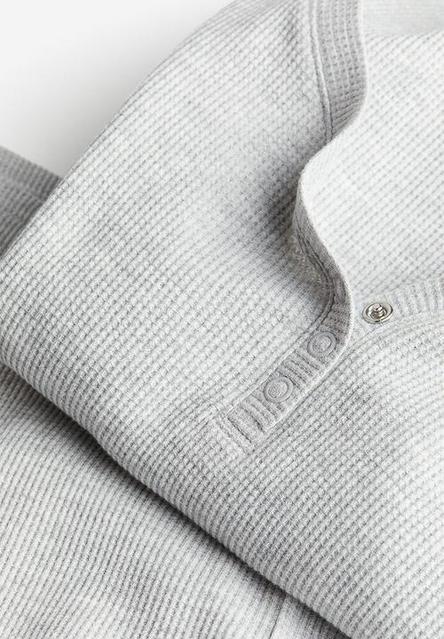 H&M - Waffled pyjamas - grey