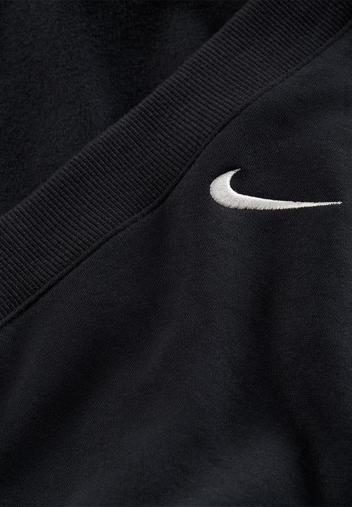 Nike - W Nsw Phnx Flc Sleeveless V-neck Crp - Black & Sail