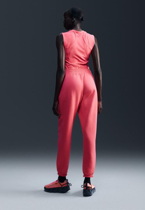 Nike - Nike Sportswear Fleece Oversized Tracksuit Bottoms - Aster Pink/Sail