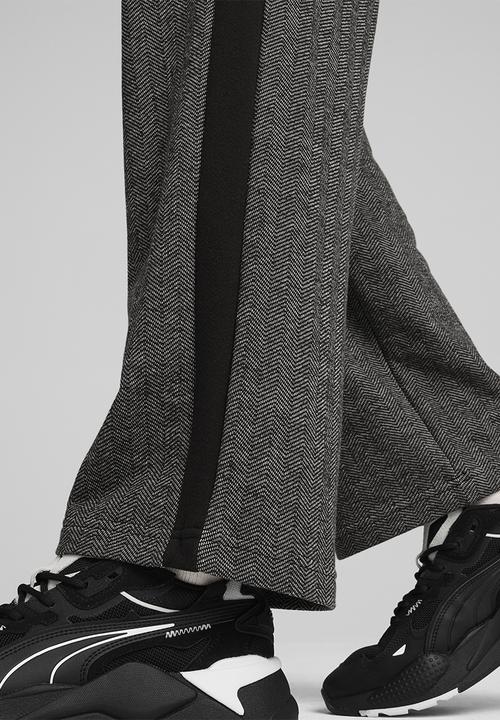 PUMA - T7 Relaxed Track Pants - PUMA Black & Alpine Snow