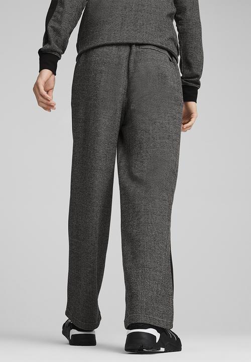 PUMA - T7 Relaxed Track Pants - PUMA Black & Alpine Snow