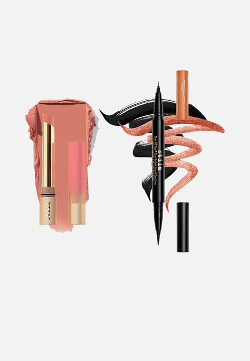 Stila - Stila Gold pouch - Lip & Eye combo