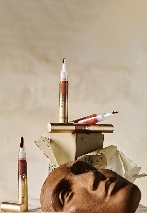 Stila - Stila Gold pouch - Ultimate lip combo