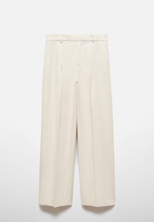 MANGO - Trousers Alicante - Beige