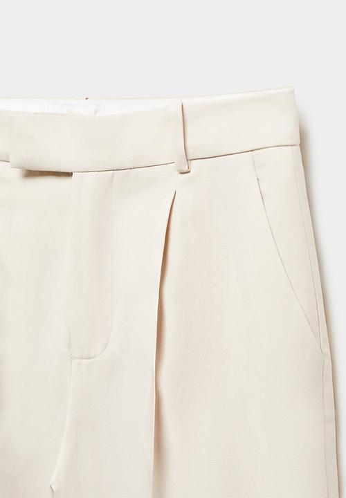 MANGO - Trousers Alicante - Beige