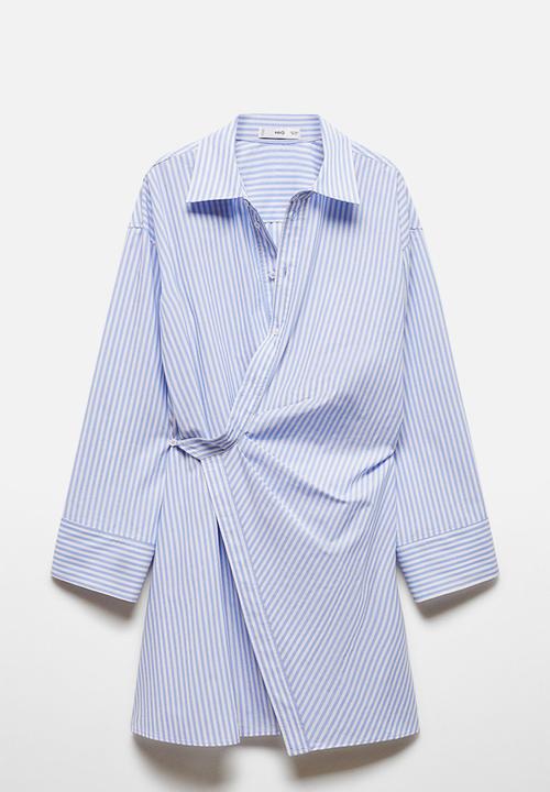 MANGO - Dress crusi - mid-blue