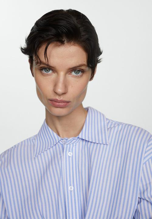 MANGO - Dress crusi - mid-blue