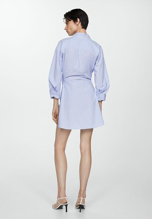 MANGO - Dress crusi - mid-blue
