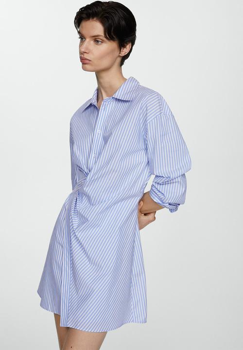 MANGO - Dress crusi - mid-blue