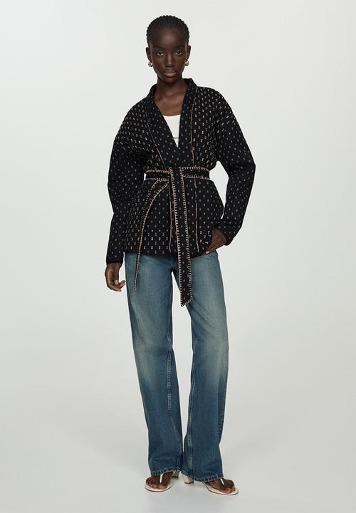 MANGO - Jacket elora - midnight navy