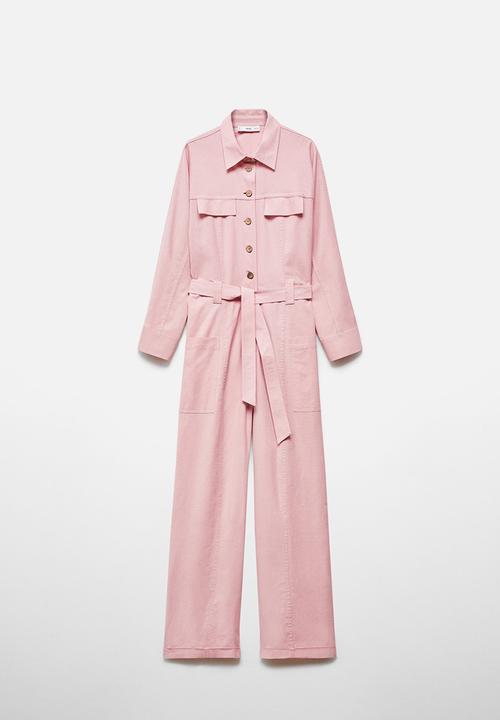 MANGO - One-Piece Suit Blash - Light/ Pastel Pink