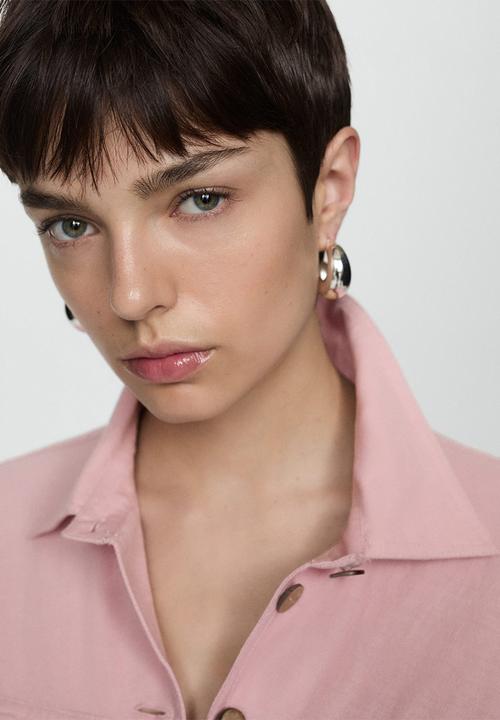 MANGO - One-Piece Suit Blash - Light/ Pastel Pink