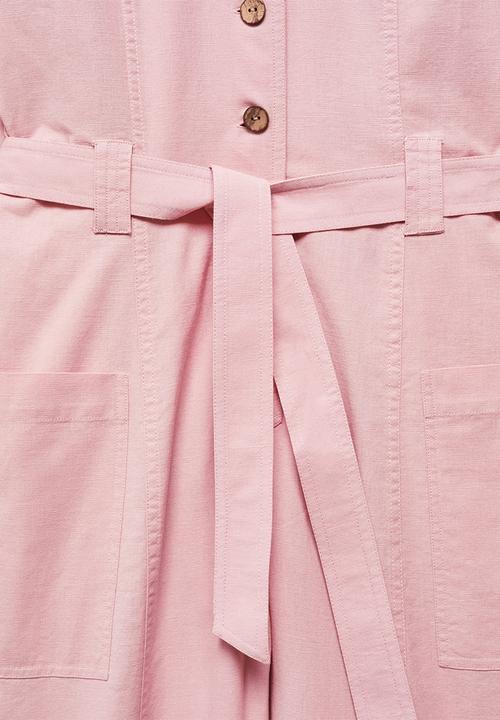 MANGO - One-Piece Suit Blash - Light/ Pastel Pink