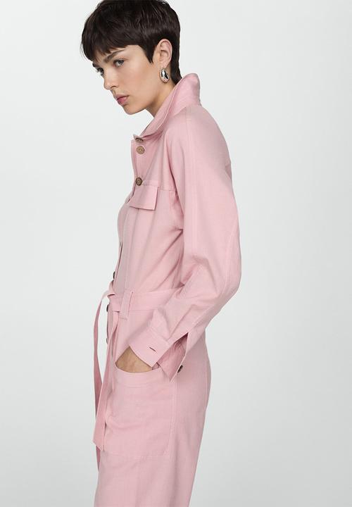 MANGO - One-Piece Suit Blash - Light/ Pastel Pink