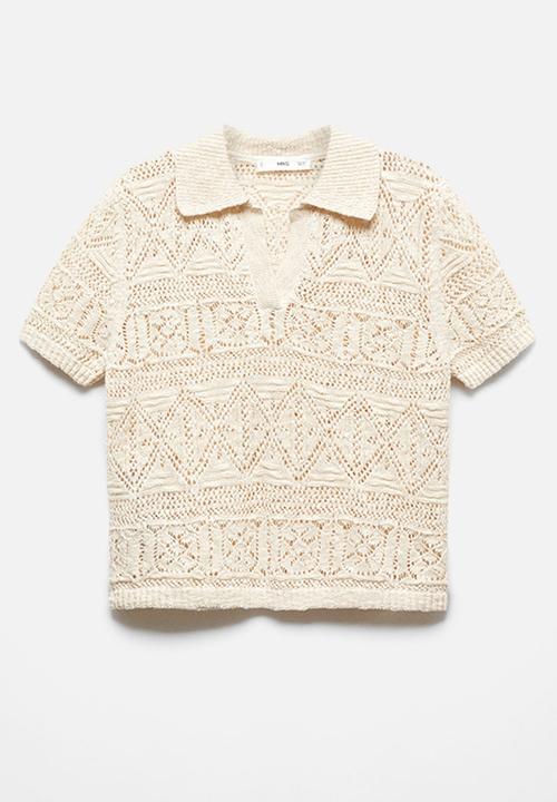 MANGO - Sweater Maldivas - Beige