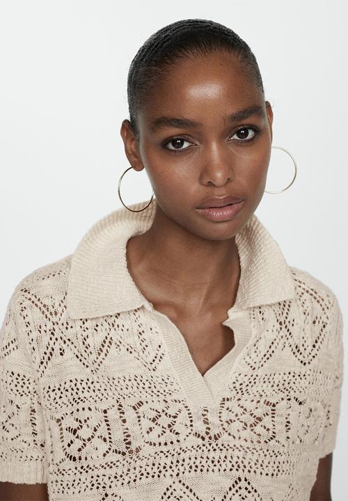 MANGO - Sweater Maldivas - Beige