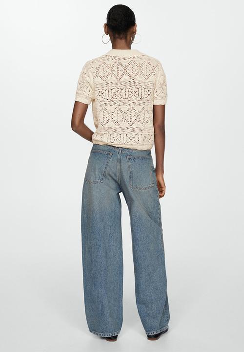 MANGO - Sweater Maldivas - Beige