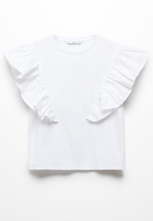 MANGO - T-shirt pope - white