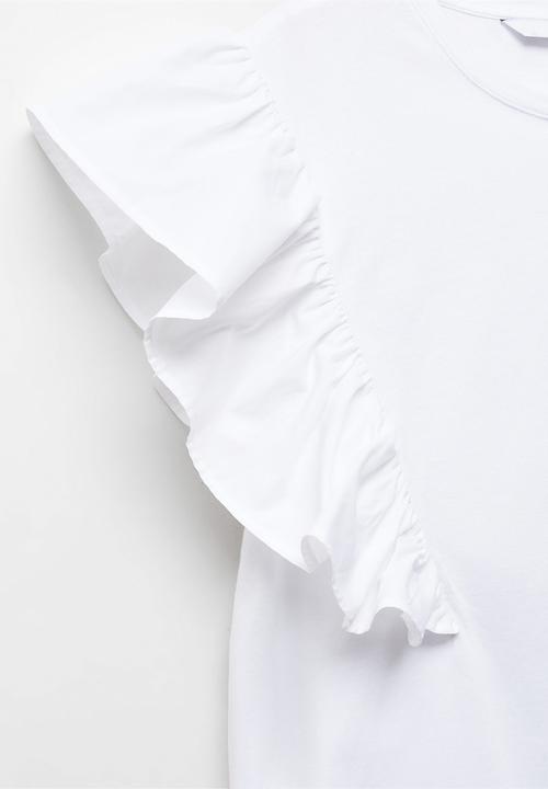 MANGO - T-shirt pope - white