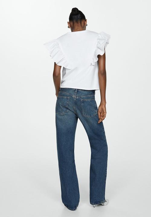 MANGO - T-shirt pope - white