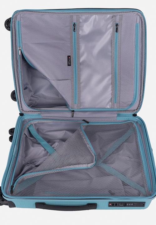 Cellini - Starlite 4-wheel Trolley With TSA Lock - Light Blue