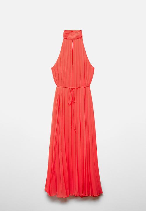 MANGO - Dress adela - dark pink