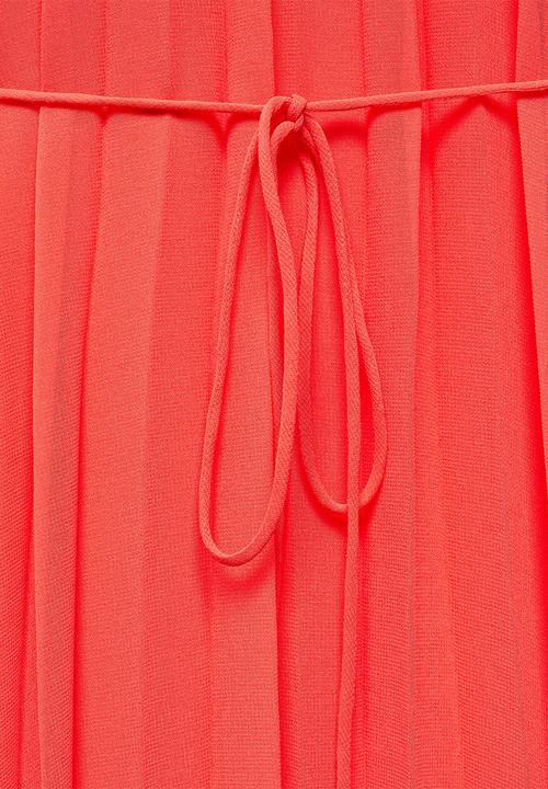 MANGO - Dress adela - dark pink