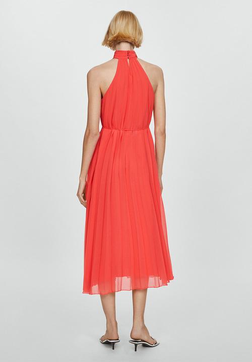 MANGO - Dress adela - dark pink
