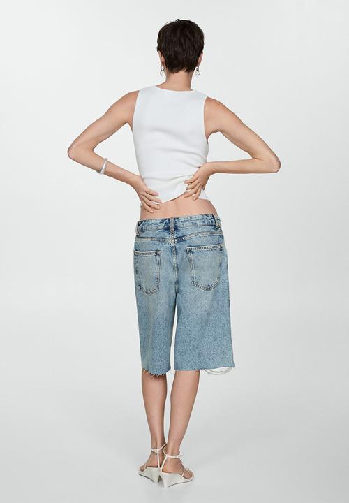 MANGO - Bermuda shorts vera - open blue