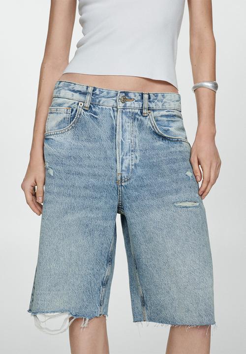 MANGO - Bermuda shorts vera - open blue