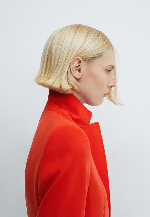 MANGO - Blazer iguana - dark pink