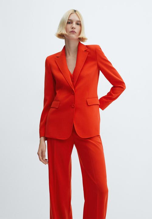 MANGO - Blazer iguana - dark pink