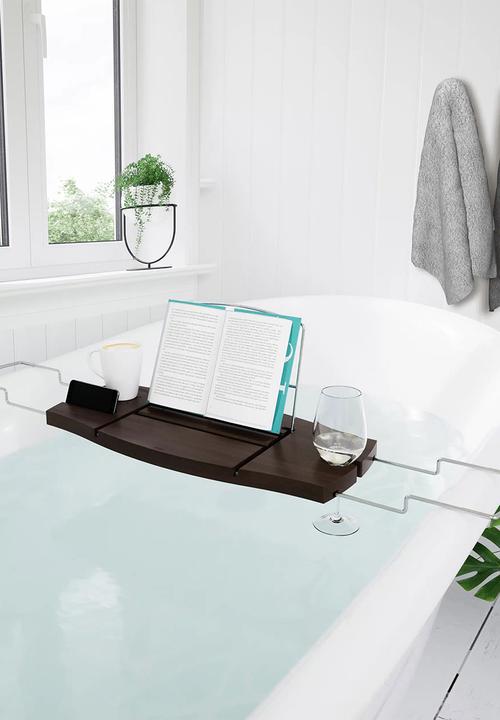 Umbra - Aquala bathtub caddy - walnut