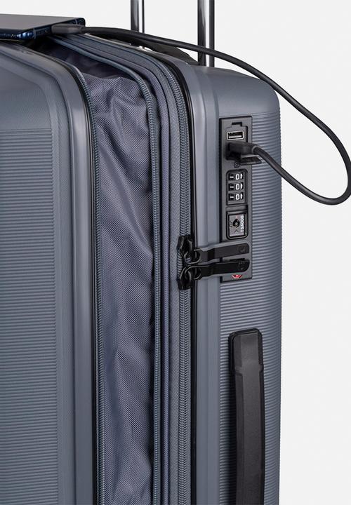 Cellini - Starlite 4-wheel Trolley With TSA Lock - Grey