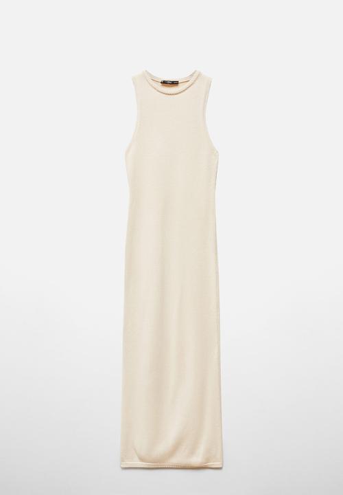 MANGO - Dress eliot - light beige