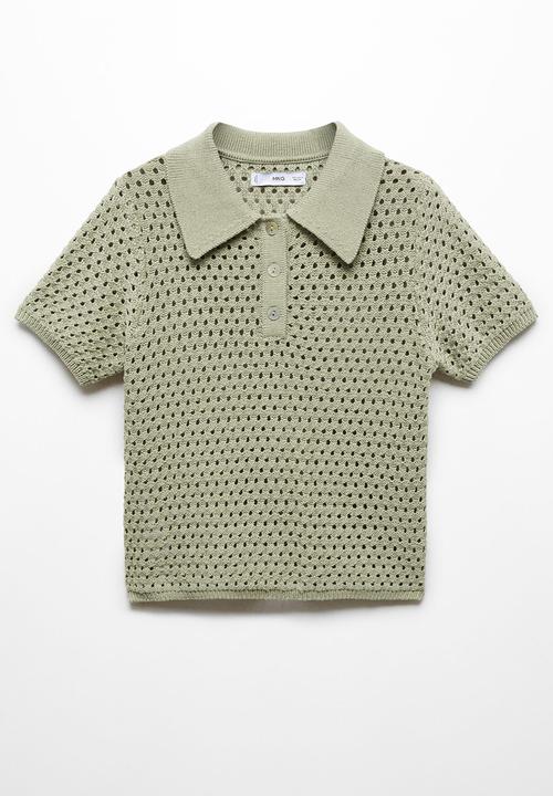 MANGO - Sweater rita - beige/khaki