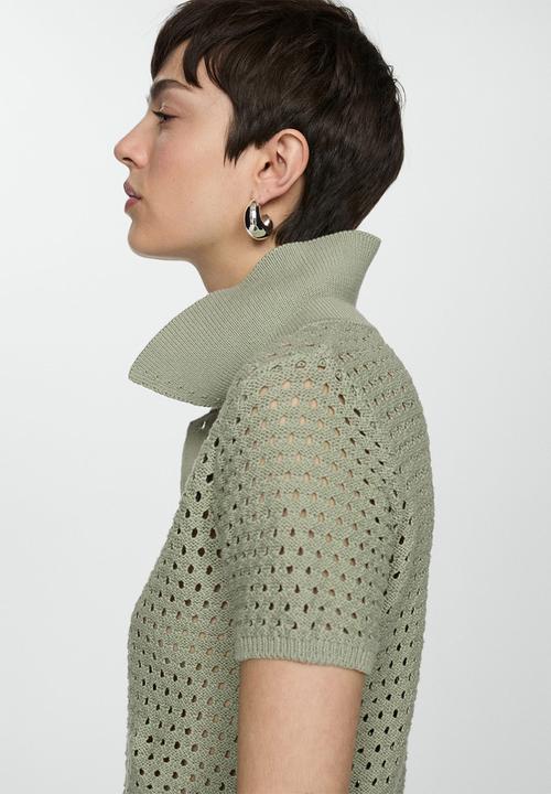 MANGO - Sweater rita - beige/khaki