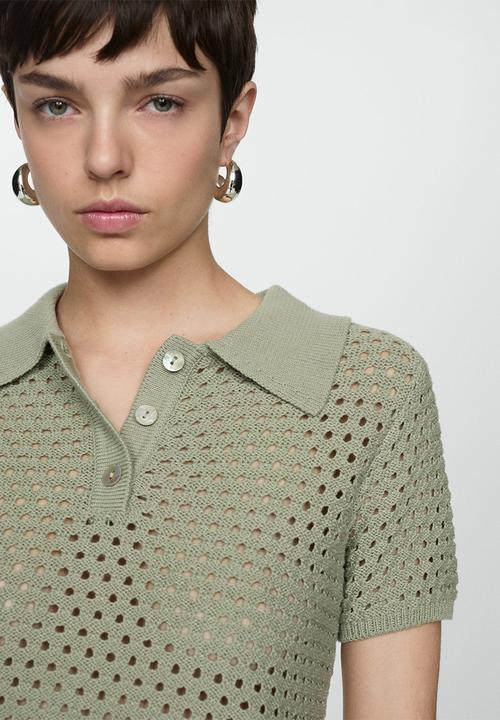 MANGO - Sweater rita - beige/khaki