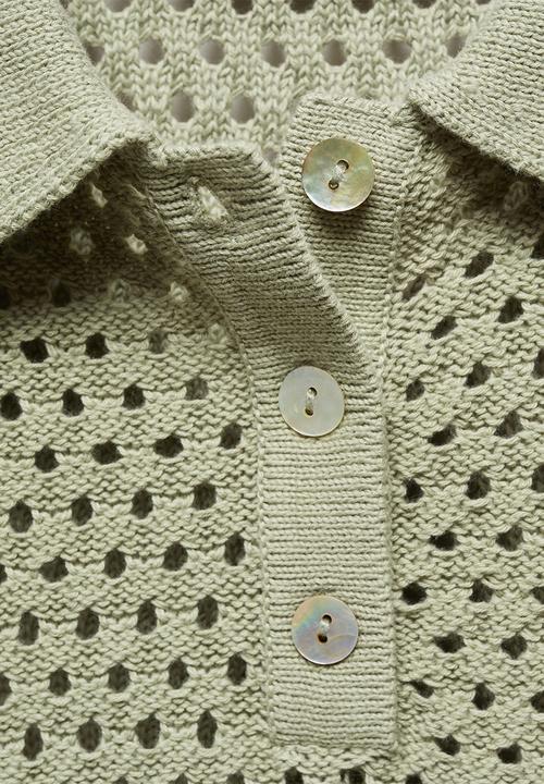 MANGO - Sweater rita - beige/khaki